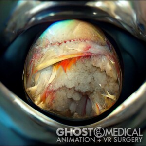 Arthroscopic view of anterior cruciate ligament