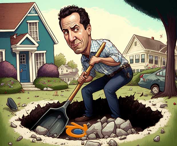 Autodesk shocked the world again by announcing that they would be discontinuing development of their newly acquired 3D software, Blender displayed in Cartoon propaganda