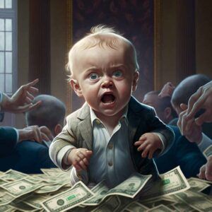 investors giving millions of dollars to an inexperienced infant