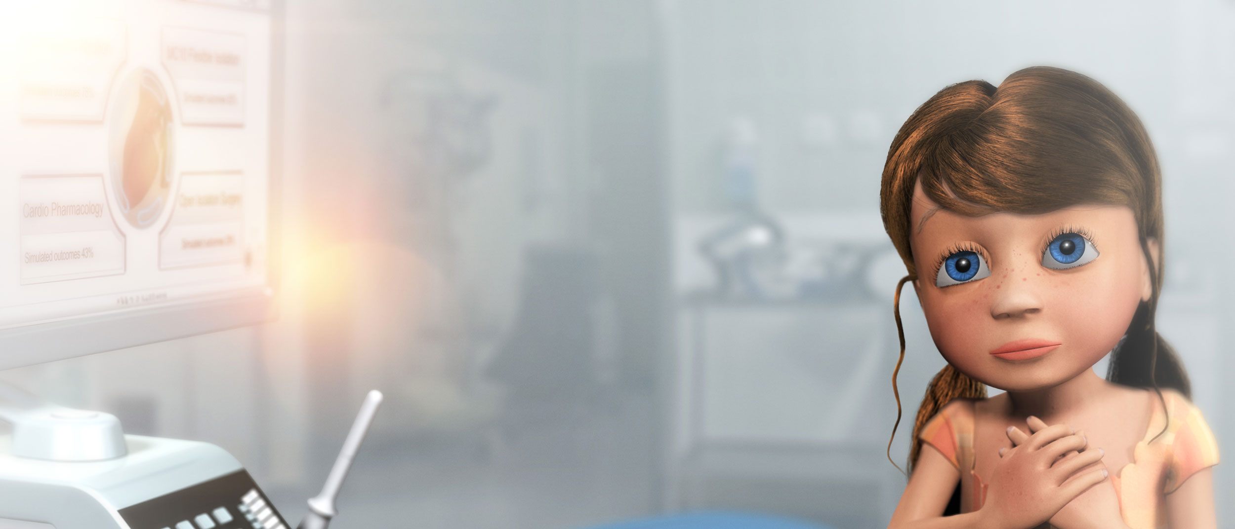 Ghost Medical, “Inspires Hope” girl character 