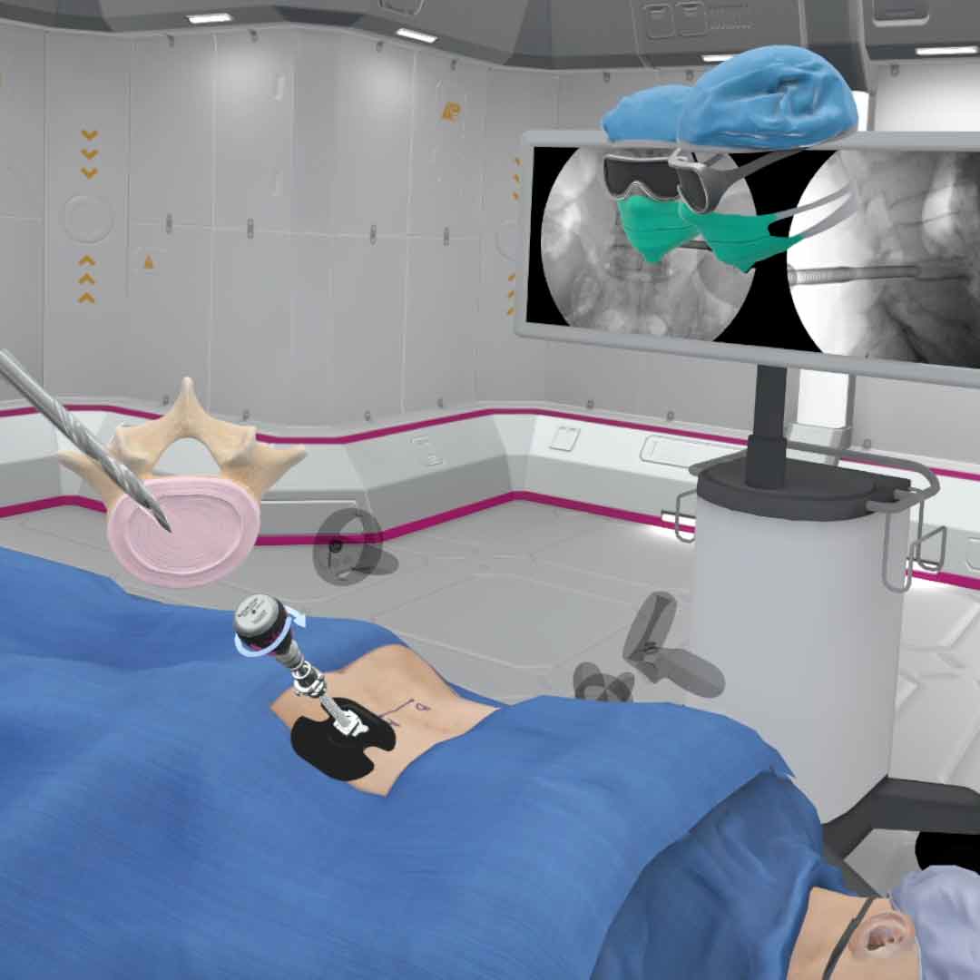 Spinal Surgery, Spineology, VR Technology, Virtual Reality, Immersive Experience, Medical Specialties: Neurosurgery, Orthopedic Surgery, Spine Surgery, Neurology, Physical Medicine and Rehabilitation, Pain Management.