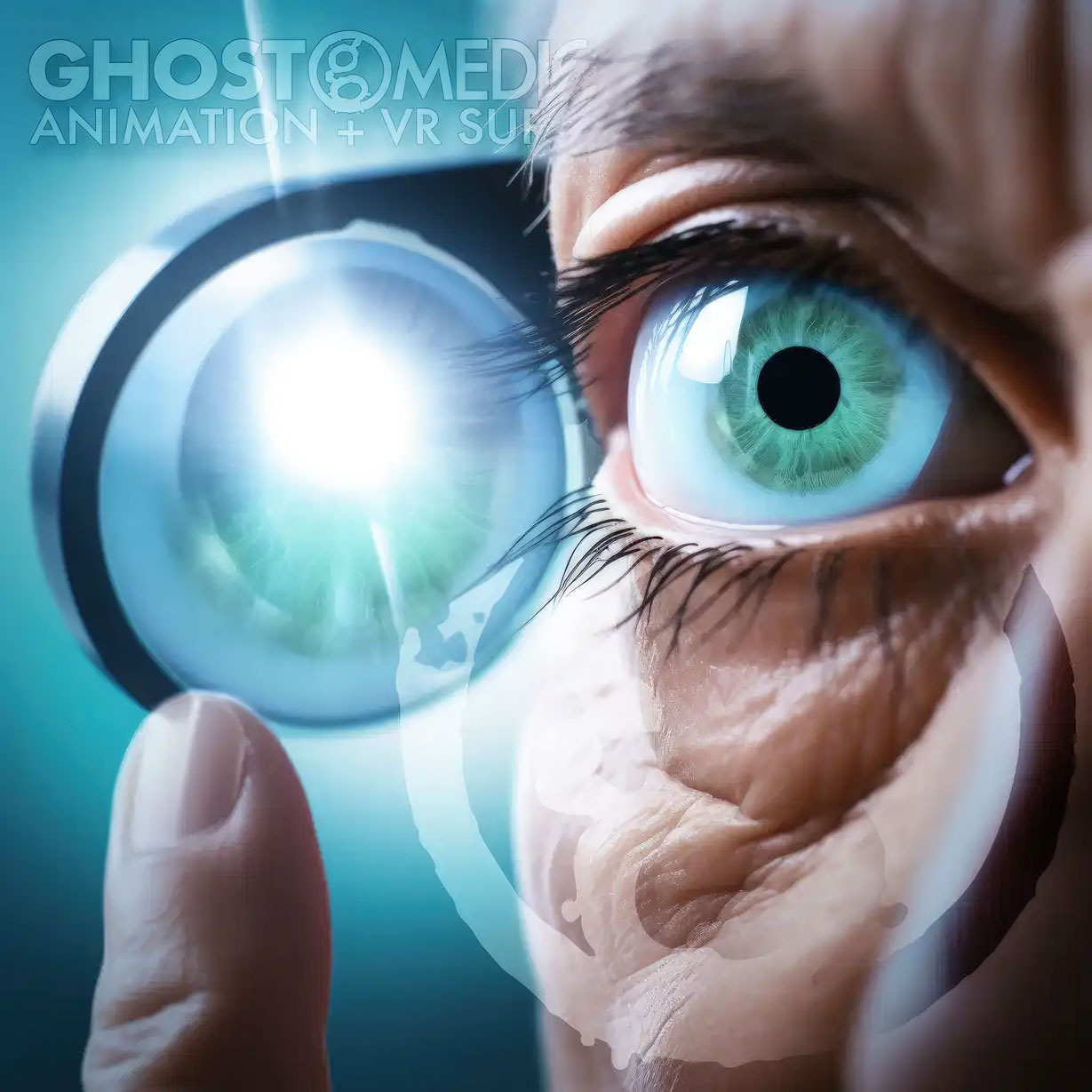 A visualization of various technological advancements for glaucoma treatment, including tools and devices to help lower intraocular pressure in patients. This tech-savvy, highly detailed graphic outlines a variety of cutting-edge solutions for glaucoma management.