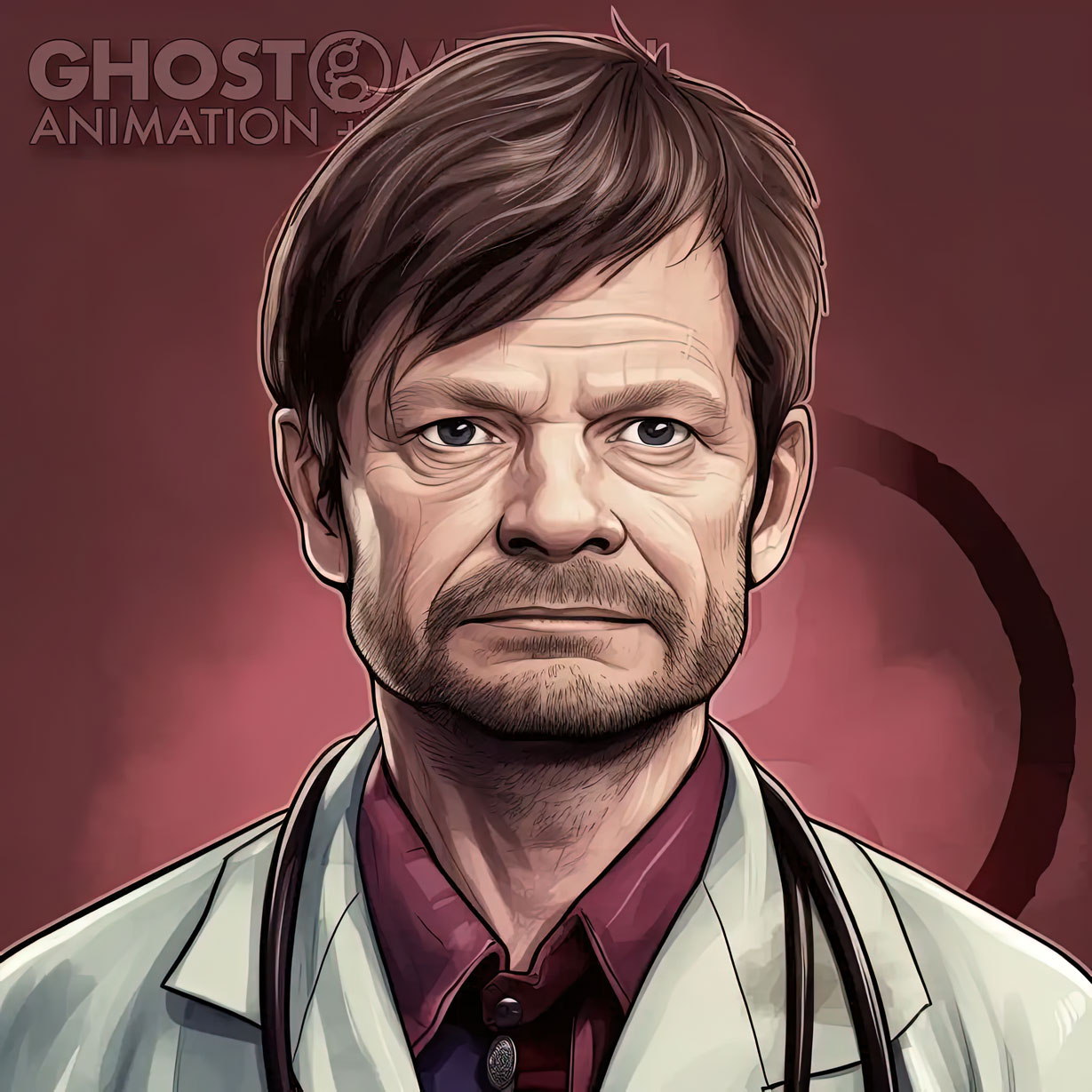 A cartoon doctor with a photorealistic style, portrayed by AI, is committed to delivering exceptional healthcare services.