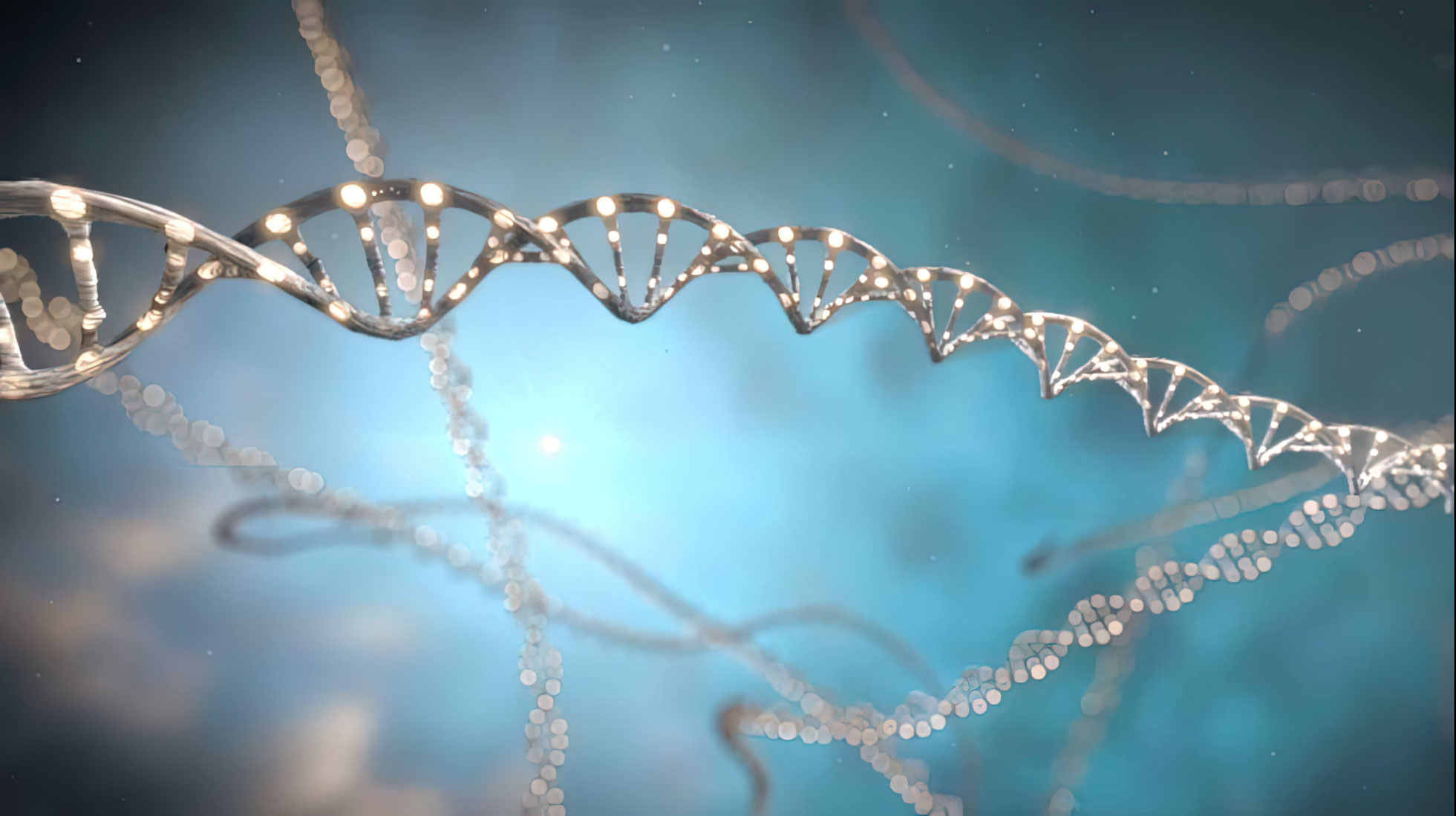 An illustration of DNA, with vibrant colors and intricate details highlighting the double helix structure. This image showcases the wonders of genetics and is perfect for anyone interested in the mysteries of life.